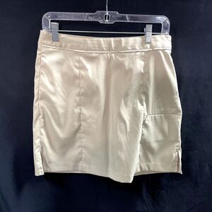 Greg Norman Womens Perfit Fit Golf Skirt Skort Beige Size 2